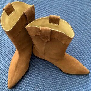 New Poppy Barley West End Boot in Palamino (8.5)